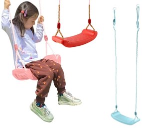 Detská záhradná hojdačka na lanách modrá