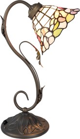 Stolná Tiffany lampa Blooming - Ø 20*48 cm