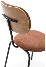 Jedálenská stolička v tehlovej farbe v súprave 4 ks Dash – Marckeric