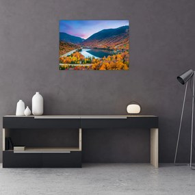Sklenený obraz - White Mountain, New Hampshire, USA (70x50 cm)