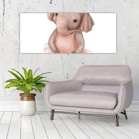 Obraz - Akvarelové zvieratko N⁰5 (120x50 cm)