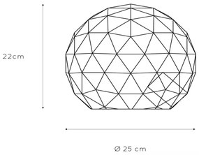 Lucide 21509/25/31 - Stolná lampa OTONA 1xE27/25W/230V biela