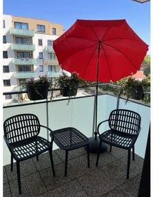 Doppler POLIKORO - balkónová plastová sedacia súprava - 2. akosť (N520)