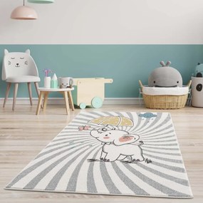 Krásny vzorovaný koberec s motívom sloník šťastia Šírka: 160 cm | Dĺžka: 230 cm