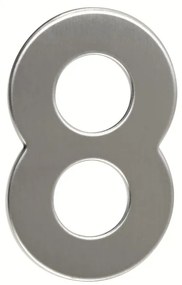 Domové číslo "8", RN.95L, nerez
