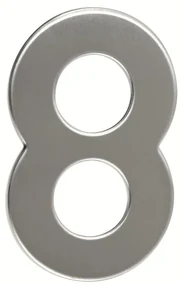 Domové číslo "8", RN.95L, nerez
