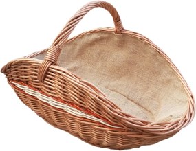 HRADIL H080 Prútený kôš na drevo ku krbu 64 x 35 x 44 cm