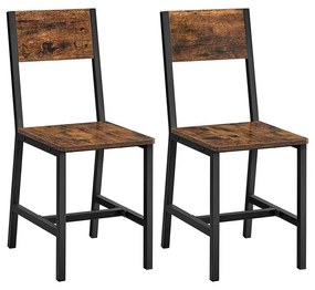 Jedálenské stoličky 2 ks VASAGLE LDC092B01V1