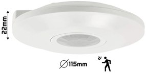 ECOLIGHT 360° stropný pohybový senzor, biely