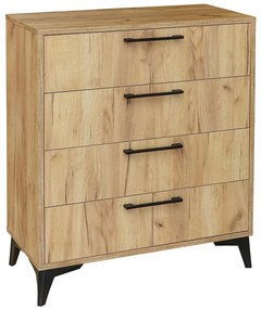 Komoda Paris 4s dub craft zlatý