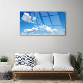 Skleneny obraz Nebo mraky príroda 125x50 cm