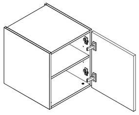 KÚPELŇOVÁ SKRINKA + UMÝVADLO ROMANA BIELA
