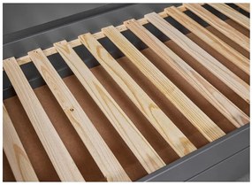 Inter Link Detská výsuvná posteľ Dream the Future, 90 x 200 cm (sivá)  (100394227)