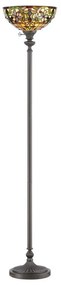 Elstead QZ-KAMI-UL - Stojacia lampa Tiffany KAMI 1xE27/100W/230V