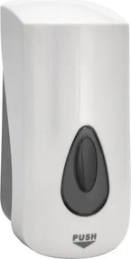 Bemeta Design Dávkovač mydla, 1000 ml, plast, biela - 121109036