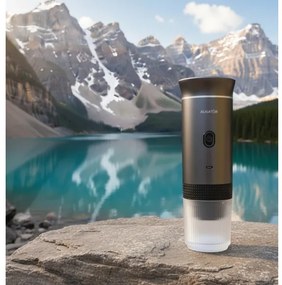 Aligator ACM002 - Prenosný nabíjací kávovar PortaCaffé 3 v 1 72W/7500 mAh sivá