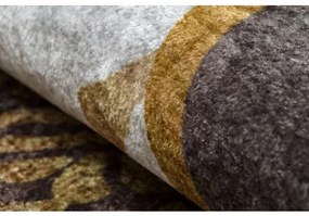 MIRO 51338.805 umývací koberec Mramor, geometrická protišmykový - hnedý Veľkosť: 160x220 cm