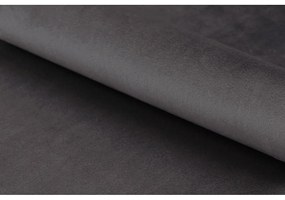 Sivé otočné zamatové kreslo Paris – Actona