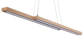 Drevený LED luster na lankách SENTO LED/19W/230V