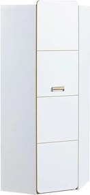 Rohová šatníková skriňa Lorento L14