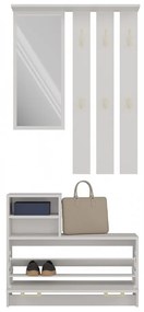 Predsieňová zostava Vayan 1 (kašmír) (so zrkadlom). Akcia -19%. Vlastná spoľahlivá doprava až k Vám domov. 1132529