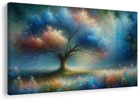 Obraz magický strom života v hmle