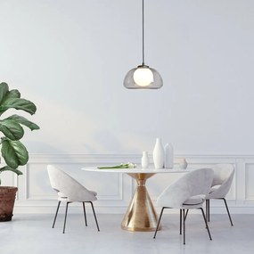 Rabalux 72275 moderný závesný luster Elowen, dymová, G9, 1x max. 5W