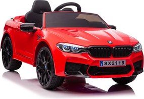 LEAN CARS BMW M5 DRIFT Červené auto na batérie