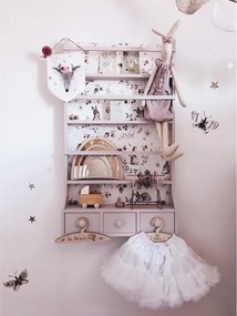 Zrkadlo dúha do detskej izby – akrylové zrkadlo z dreva 29x25 cm