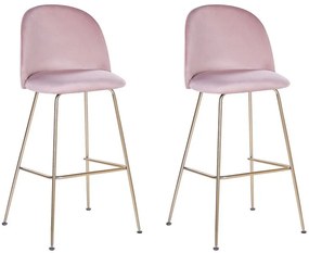 Set 2 ks. barových stoličiek ARCAL (ružová). Vlastná spoľahlivá doprava až k Vám domov. 1023055