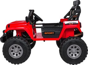 Ramiz Extrémne športové vozidlo 4x4 s premenlivou veľkosťou červené