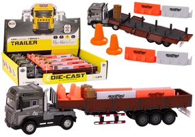 LEAN TOYS Kamión s prívesom TIR 1:24, príslušenstvo, zvuky
