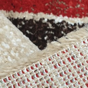 Spoltex, Kusový koberec Florentina 613-64 beige/red, 120x170, béžová, obývacia izba
