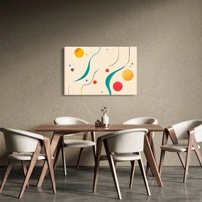 Obraz - Minimalistická farebná ilustrácia (90x60 cm)