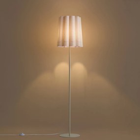 Japandi stojaca lampa béžová s látkovým tienidlom 160cm - Jenni