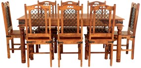 furniture-nabytek.cz - Jedálenský set pre 8 osôb Jali z indického masívu palisander
