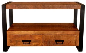 TV stolík Retro 100x60x45 indický masív mango Mango natural