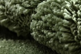 Kúpeľňový koberček SUPREME STONES kamienky, zelený kruh