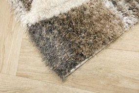 Koberec Shaggy California Y529G béžový / hnedý