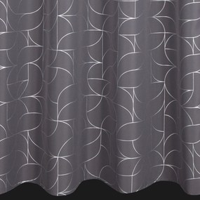 ZÁVES NA KRÚŽKOCH EVI 140X250 CM STRIEBORNÁ