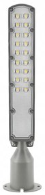 Germina LED pouličná lampa / lampáš HERMETIC 50W sivá 5000lm 5000K