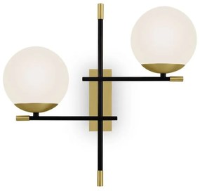 Maytoni MOD050WL-02G - Nástenné svietidlo NOSTALGIA 2xE14/40W/230V