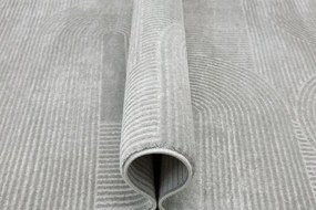 Koberec MISHA J087A svetlosivý / tmavosivý