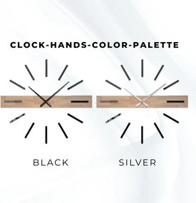 Moderné nástenné hodiny s dreveným pásom do obývačky | SENTOP MAS025-3041
