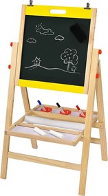 3-v-1 Drevená Kresliaca Doska pre Deti