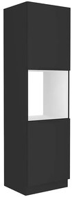 Kuchynská skrinka Siena čierna mat 60dp-210 2f