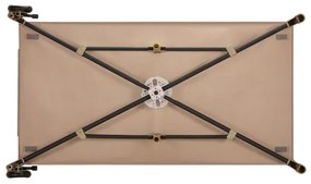 Lionelo - Cestovná postieľka JASMIN EASY FOLD Piesočná béžová