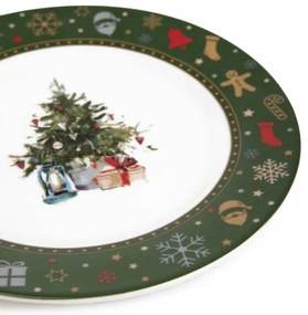 Dezertný tanier KALVEN zelený 873473