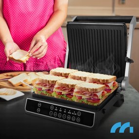 Elektrický kontaktný gril SM5000W-PRO s LED displejom – 2500 W