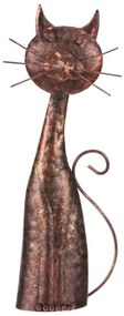Kovová dekorácia mačka 30 cm